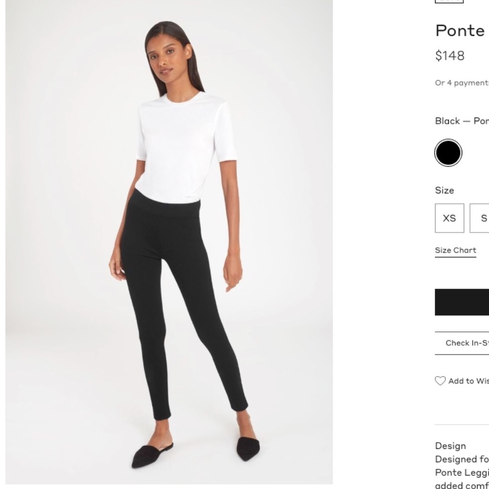 Cuyana Ponte Legging Pant